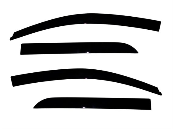 Auto Ventshade 894019 Low Profile Dark Smoke Ventvisor Side Window Deflector, 4-Piece Set for 200...