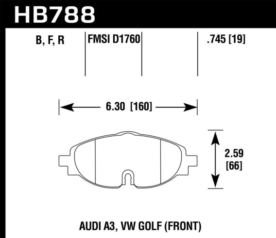 HAWK HPS 5.0 Brake Pad Sets