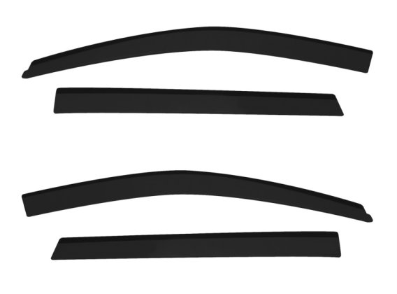 Auto Ventshade 894021 Low Profile Dark Smoke Ventvisor Side Window Deflector, 4-Piece Set for 200...