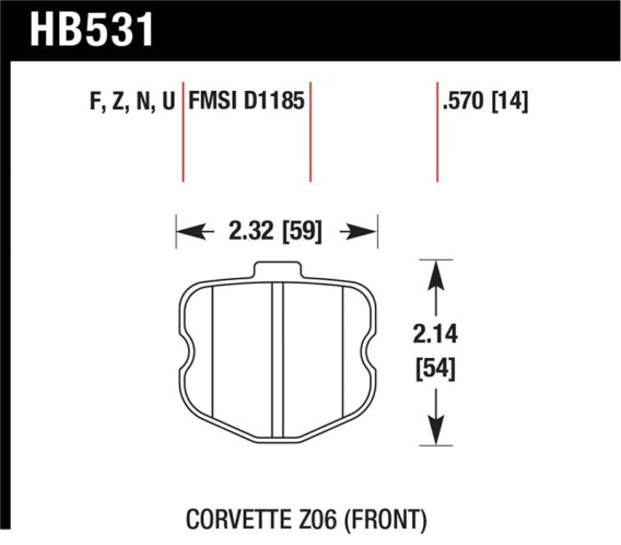 HAWK HPS Brake Pad Sets
