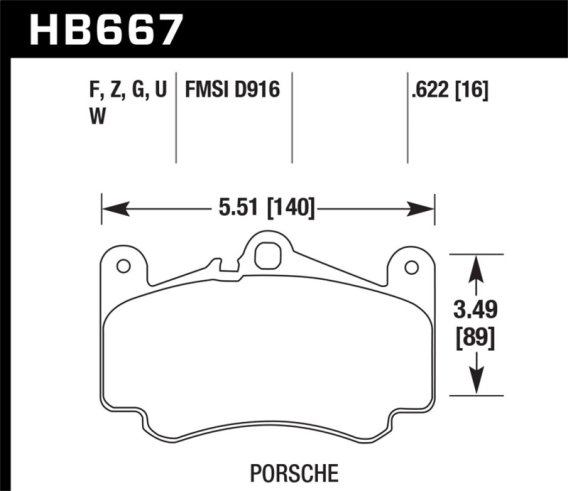 HAWK HPS Brake Pad Sets
