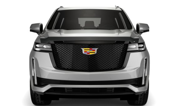 Auto Ventshade 322186 Aeroskin Flush Mount Dark Smoke Hood Protector for 21-22 Cadillac Escalade/...