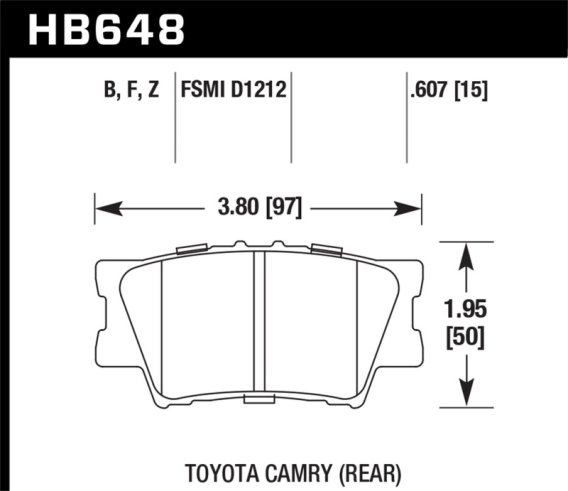 HAWK HPS 5.0 Brake Pad Sets