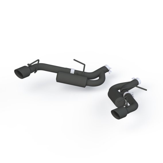 MBRP Axle Back Exhaust BLK