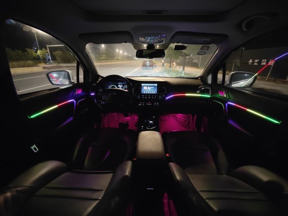 LED Interior Ambient 18-Piece RGBW Multicolor Ultra-Flow Series ColorSmart Vehicle Complete Kit 