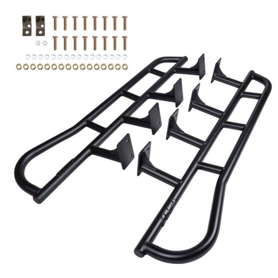 FJ Cruiser Rock Sliders 60.0 Inch Black Powdercoat without Fill Plates 06-14 Toyota FJ Cruiser Al...
