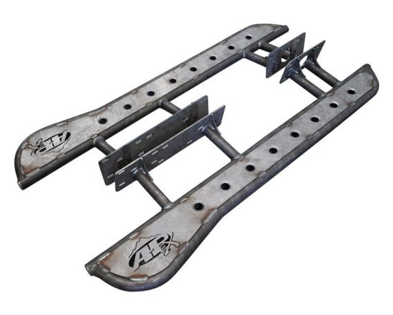 4Runner APEX Rock Sliders Bare with Fill Plates 2010 and Up Toyota 4Runner All Pro Off Road