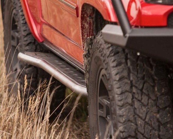 4Runner APEX Rock Sliders Bare with Fill Plates 2010 and Up Toyota 4Runner All Pro Off Road