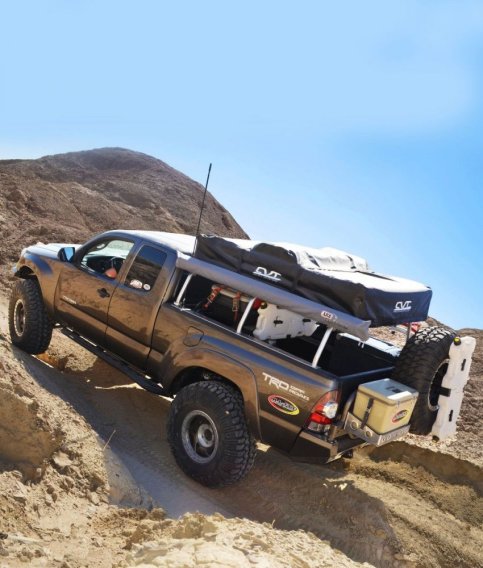 Tacoma Steel Heavy Duty Bed Cage Long Bed Unwelded 18.5 Inch Bare Pack Rack Kit 95-04 Toyota Taco...