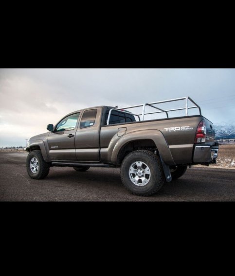 Tacoma APEX Heavy Duty Bed Cage Steel Long Bed Unwelded 20.5 Inch Bare Pack Rack Kit 05-15 Toyota...