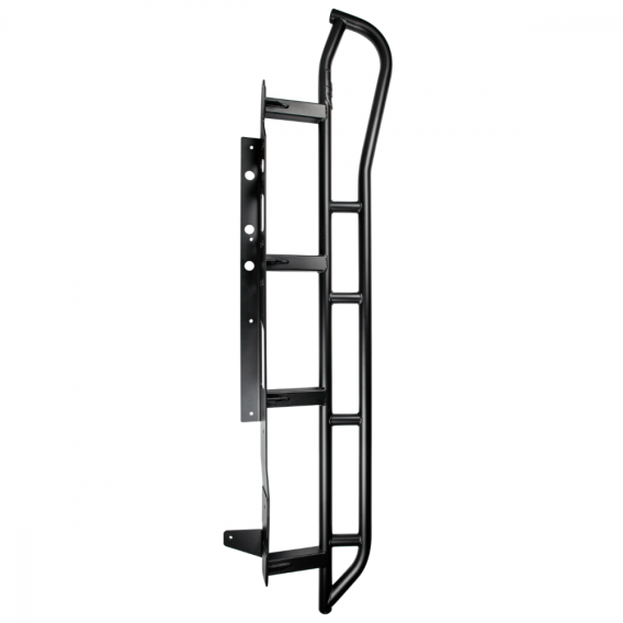 Tacoma Rock Sliders Black Powdercoat without Fill Plates 05-18 Toyota Tacoma Access Cab Long Bed/...