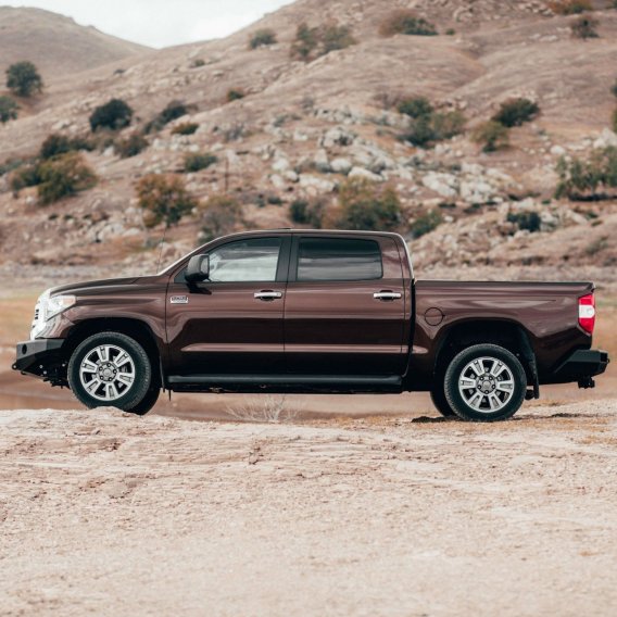 Tundra Front Bumper 3rd Gen For 14-20 Tundra Aluminum APEX Bumper Black Powdercoat All Pro Off Ro...