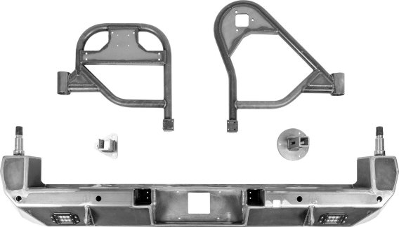 16-23 Toyota Tacoma Dual Swing Out Bumper Bare All Pro Off Road