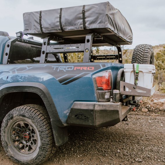 16-23 Toyota Tacoma Dual Swing Out Bumper Bare All Pro Off Road