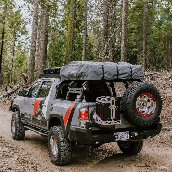 16-23 Toyota Tacoma Dual Swing Out Bumper Black Powdercoat All Pro Off Road