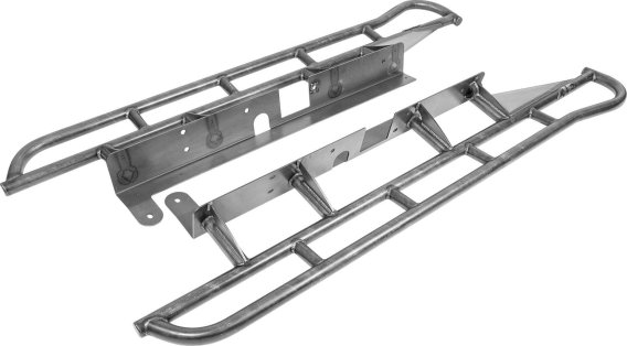 15-22 Chevy Colorado and 15-22 GMC Canyon HD Rock Sliders Short Bed Bare All Pro Off Road