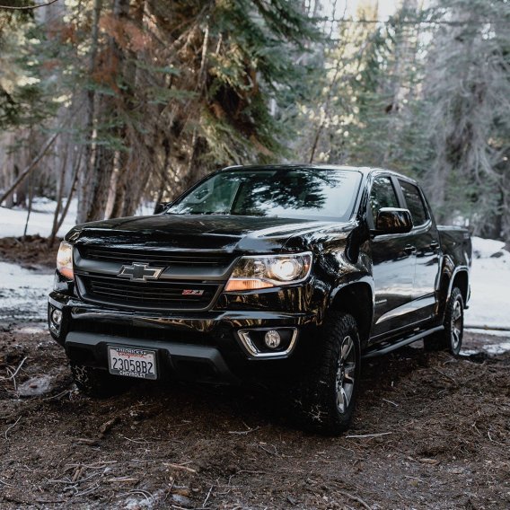 15-22 Chevy Colorado and 15-22 GMC Canyon HD Rock Sliders Short Bed Black Powdercoat All Pro Off ...