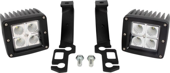 95-04 Tacoma Ditch Light Bracket Kit with Flood Lights All Pro Off Road