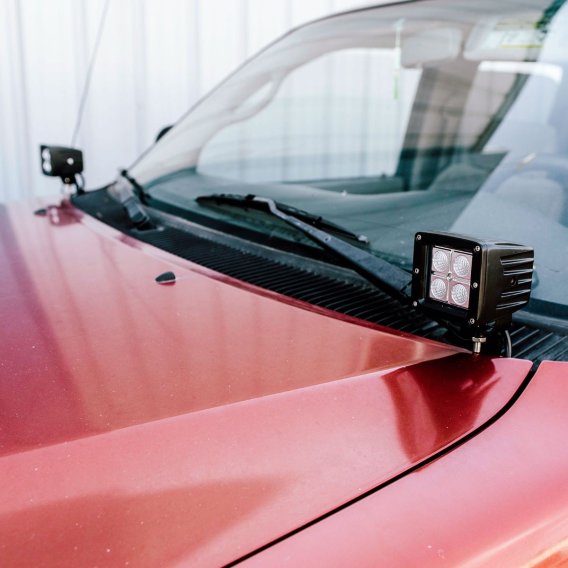 95-04 Tacoma Ditch Light Bracket Kit with Spot Lights All Pro Off Road