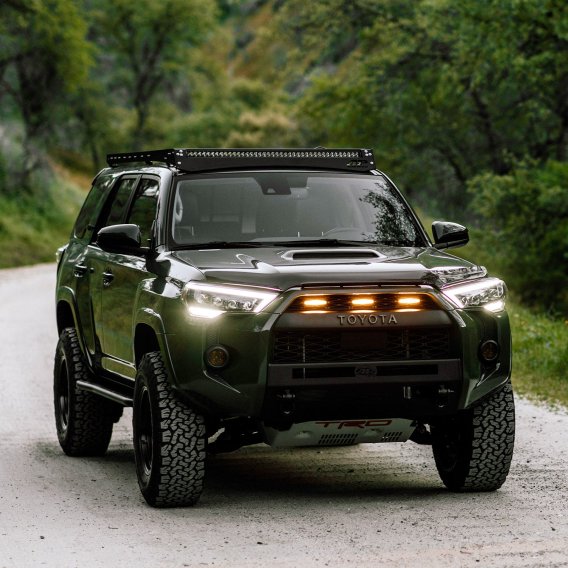 10-23 Toyota 4Runner Overland Roof Rack with 40 Inch Lightbar Cutout All Pro Off Road