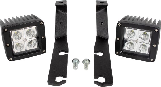 96-02 4Runner Ditch Light Bracket Kit with Flood Lights All Pro Off Road