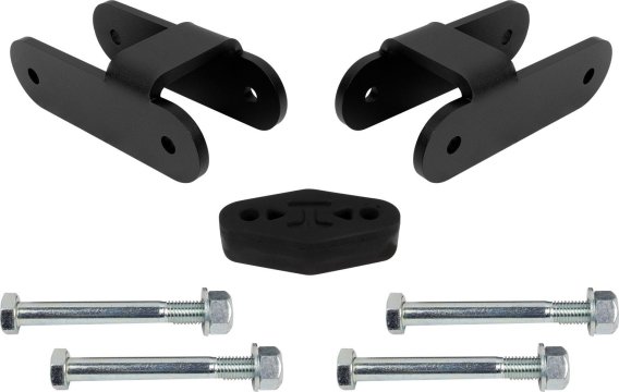 15-22 Chevy Colorado and 15-22 GMC Canyon Rear 2 Inch Lift Shackles Black Powdercoat All Pro Off ...