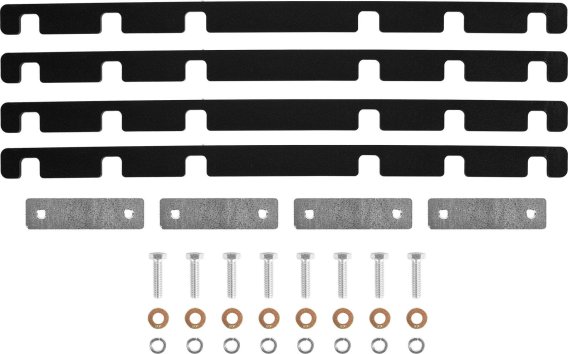 07-23 Toyota Tundra Overland Bed Racks Aluminum Black Powdercoat All Pro Off Road