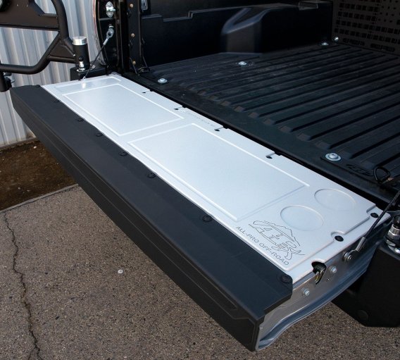 05-23 Toyota Tacoma Overland Tailgate Table Smooth Surface Gray All Pro Off Road