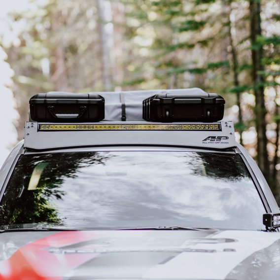 05-23 Toyota Tacoma Overland Roof Rack with 40 Inch Lightbar Cutout All Pro Off Road
