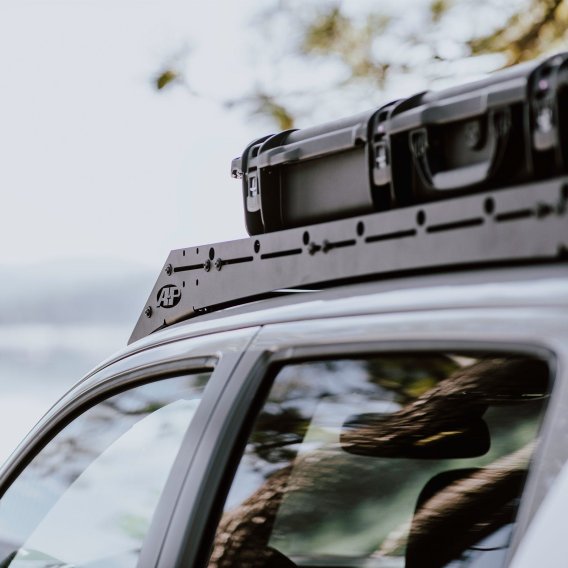 05-23 Toyota Tacoma Overland Roof Rack with 40 Inch Lightbar Cutout All Pro Off Road