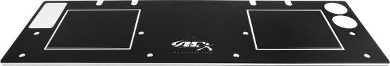 19-23 Jeep Gladiator Overland Tailgate Table Divided Cutting Board Black/White All Pro Off Road