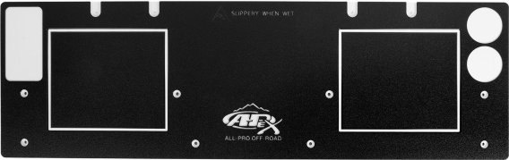 19-23 Jeep Gladiator Overland Tailgate Table Divided Cutting Board Black/White All Pro Off Road