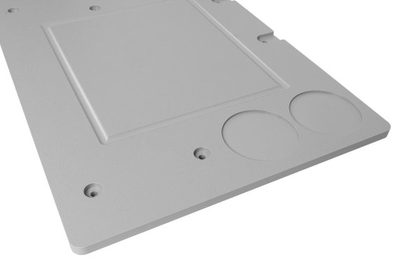 19-23 Jeep Gladiator Overland Tailgate Table Divided Cutting Board Gray All Pro Off Road