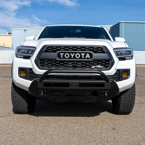 16-23 Toyota Tacoma Low Profile Front Bumper Bare Center Hoop All Pro Off Road