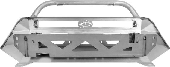 16-23 Toyota Tacoma Low Profile Front Bumper Aluminum Bare Center Hoop All Pro Off Road