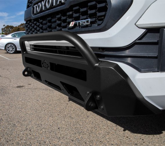 16-23 Toyota Tacoma Low Profile Front Bumper Aluminum Bare Center Hoop All Pro Off Road