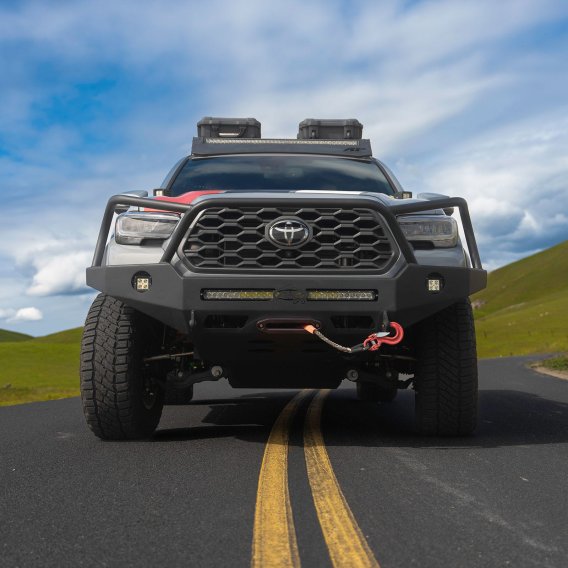 16-23 Toyota Tacoma APEXG3N Front Bumper Aluminum Bare Full Hoop All Pro Off Road
