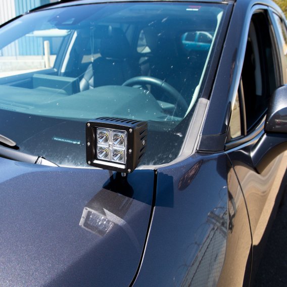 19-23 Toyota Rav4 Ditch Light Brackets with Spot Lights All Pro Off Road