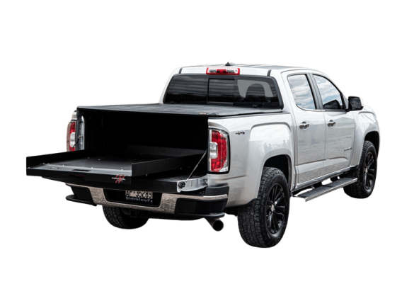 Hybrid Cargo Slide 1200 Lb Capacity 2022 Nissan Frontier 5 Foot Bed Cargo Ease