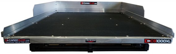 Slide Out Truck Bed Tray 1000 lb Capacity 100 Percent Extension 20 Bearings Alum Tie-Down Rails P...