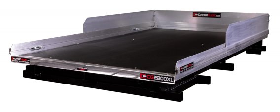 Slide Out Truck Bed Tray 2200 lb Capacity 100 Percent Extension 22 Bearings Alum Tie-Down Rails P...