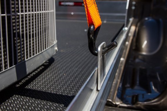 CargoTrack Adjustable Outside Track Sliding Clip In Tie Down Clips