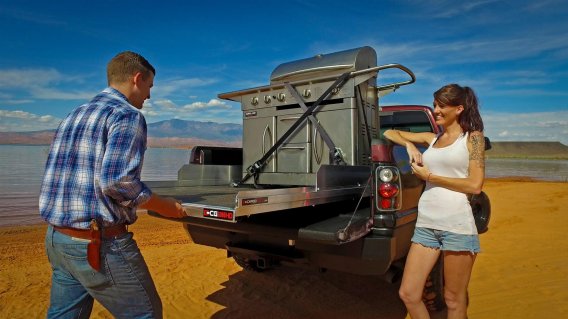 CargoGlide 41 Inch Bare Aluminum High Sides