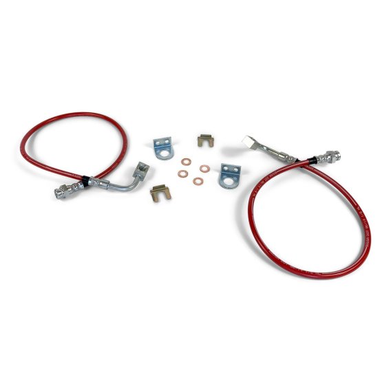 Jeep Wrangler Front & Rear Brake Lines 2007-2018 JK & Jeep Grand Cherokee Front 1999-2004 WJ Clay...