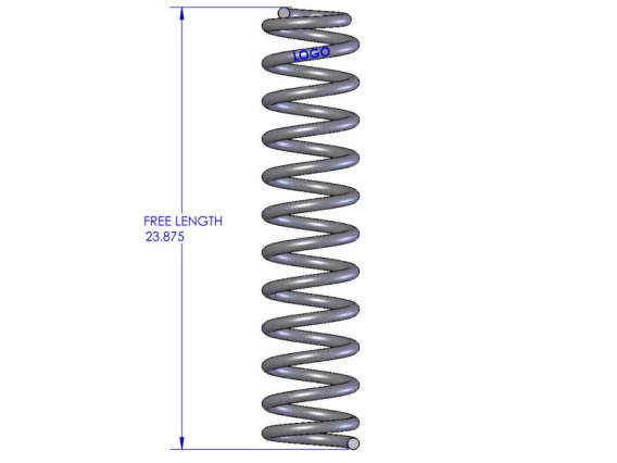Jeep Grand Cherokee 7.0 Inch Front Coil Springs 1993-1998 ZJ & Jeep Cherokee 8.0 Inch Front Coil ...
