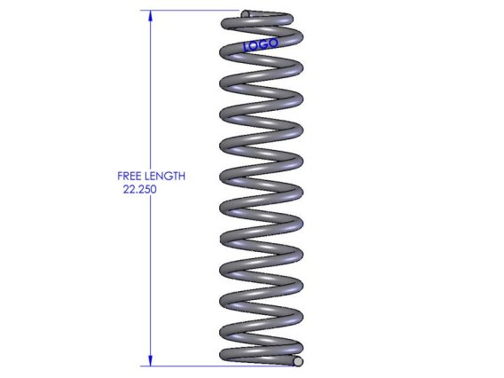 Jeep Wrangler 5.5 Inch Front Coil Springs 1997-2006 TJ/LJ & Jeep Cherokee 4.5 Inch Front Coil Spr...