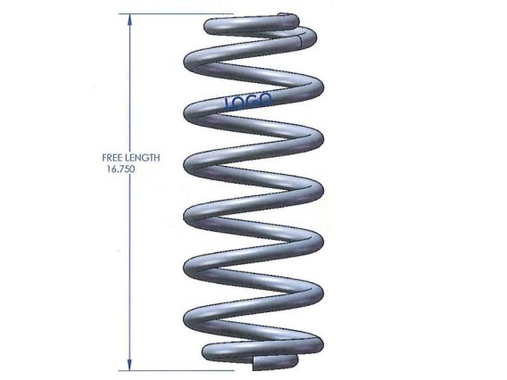 Jeep Wrangler 5.5 Inch Rear Coil Springs 1997-2006 TJ/LJ & Jeep Grand Cherokee 4.5 Inch Rear Coil...