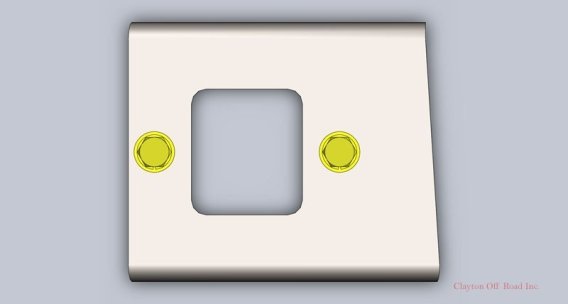 Jeep Cherokee Rear Coil Conversion Upper Shock Mount 1984-2001 XJ Clayton Off Road