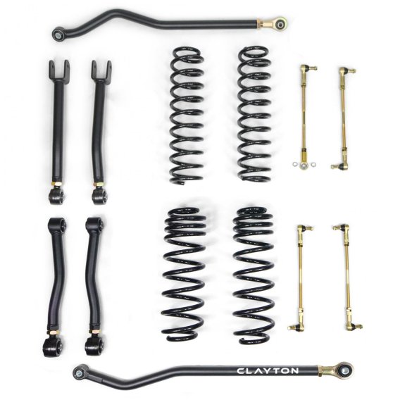 Jeep Wrangler 1.5 Inch Ride Right Plus Lift Kit 2018-Present Jeep Wrangler JL 2 and 4 Door Clayto...