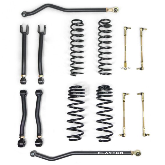 Jeep Wrangler 2.5 Inch Entry Level Lift Kit 2DR For 18-Pres JL Clayton Off Road